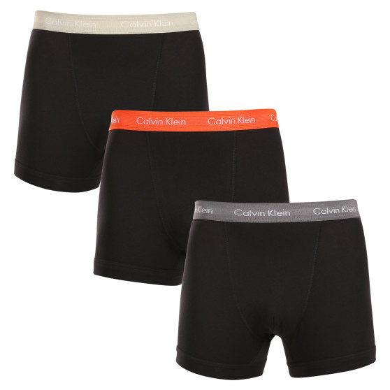 3PACK Boxers para hombre Calvin Klein negro (U2662G-MWR)