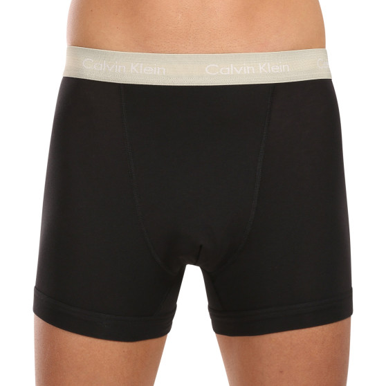 3PACK Boxers para hombre Calvin Klein negro (U2662G-MWR)