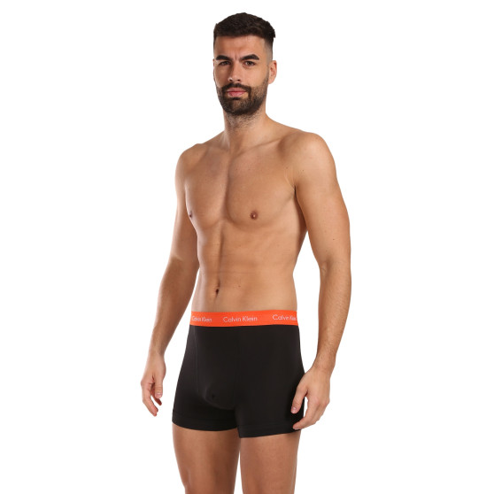 3PACK Boxers para hombre Calvin Klein negro (U2662G-MWR)