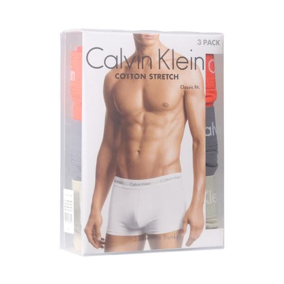 3PACK Boxers para hombre Calvin Klein multicolor (U2664G-MWQ)