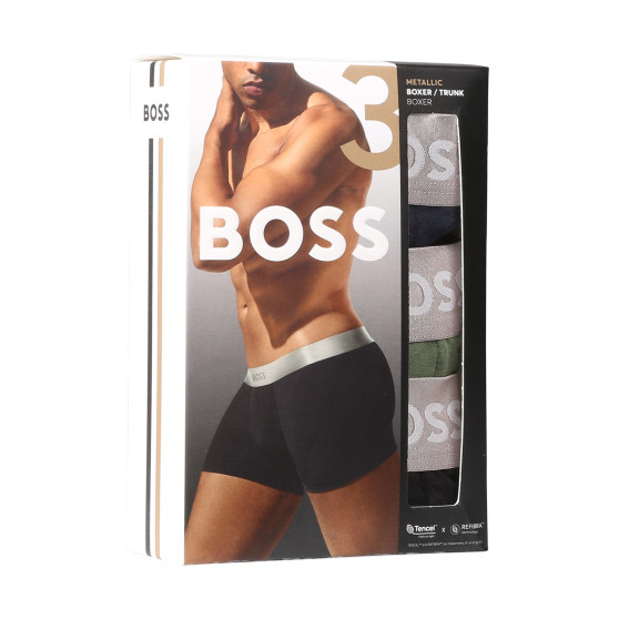 3PACK Boxers para hombre BOSS multicolor (50514998 982)