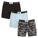 3PACK Boxers para hombre Calvin Klein multicolor (NB3529E-MRU)