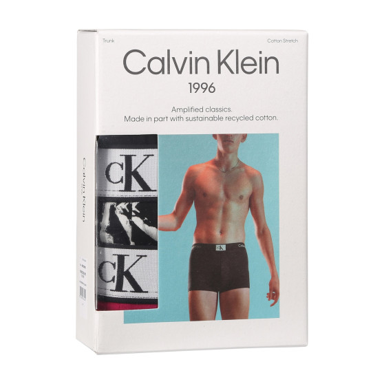 3PACK Boxers para hombre Calvin Klein multicolor (NB3528E-MRS)