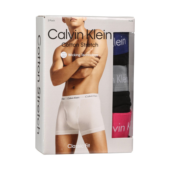 3PACK Boxers para hombre Calvin Klein negro (NB2615A-MLR)