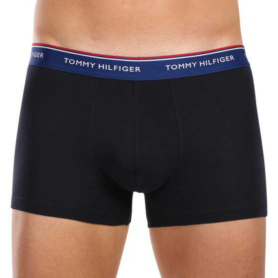 3PACK Boxers para hombre Tommy Hilfiger azul oscuro (UM0UM01642 0SS)