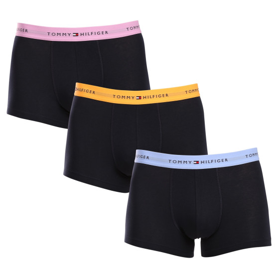 3PACK Boxers para hombre Tommy Hilfiger azul oscuro (UM0UM02763 0VI)