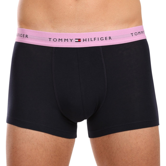 3PACK Boxers para hombre Tommy Hilfiger azul oscuro (UM0UM02763 0VI)