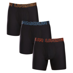 3PACK Boxers para hombre Under Armour negro (1383878 002)