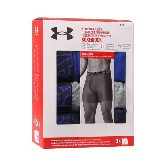 3PACK Boxers para hombre Under Armour multicolor (1383878 400)