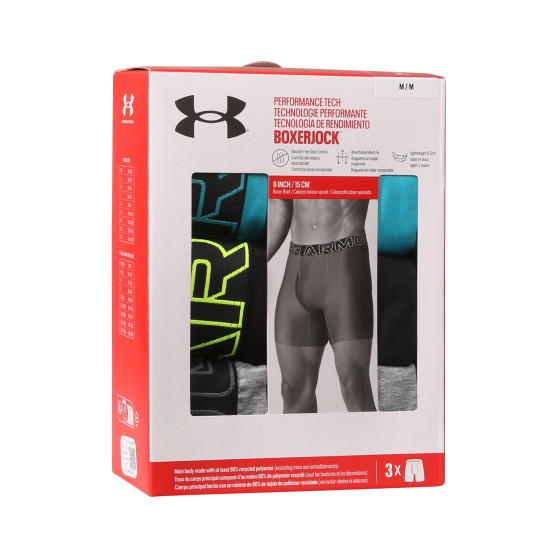 3PACK Boxers para hombre Under Armour multicolor (1383878 464)