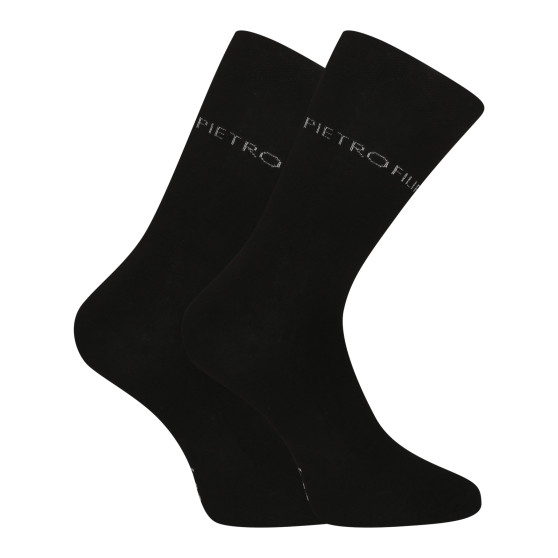 3PACK calcetines Pietro Filipi high bamboo negro (3PBV001)