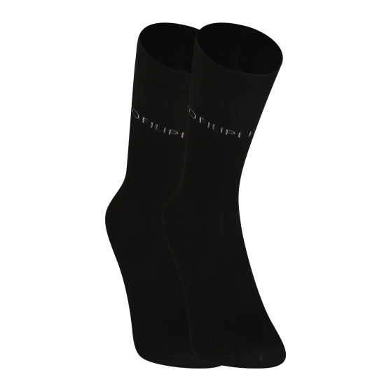 3PACK calcetines Pietro Filipi high bamboo negro (3PBV001)