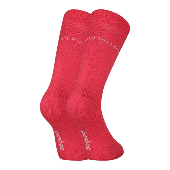 3PACK calcetines Pietro Filipi bambú alto multicolor (3PBV002)