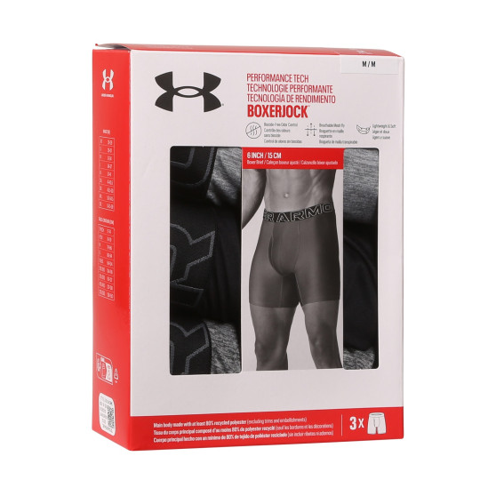 3PACK Boxers para hombre Under Armour multicolor (1383878 035)