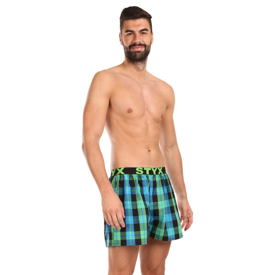 Calzones de hombre Styx elástico deportivo multicolor (B1038)