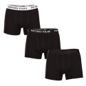 3PACK Boxers para hombre Pietro Filipi negro (3BCL004)