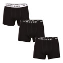 3PACK Boxers para hombre Pietro Filipi negro (3BCL006)