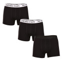 3PACK Boxers para hombre Pietro Filipi negro (3BCL007)