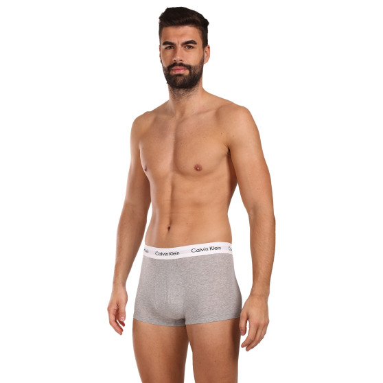 3PACK Boxers para hombre Calvin Klein gris (U2664G-KS0)