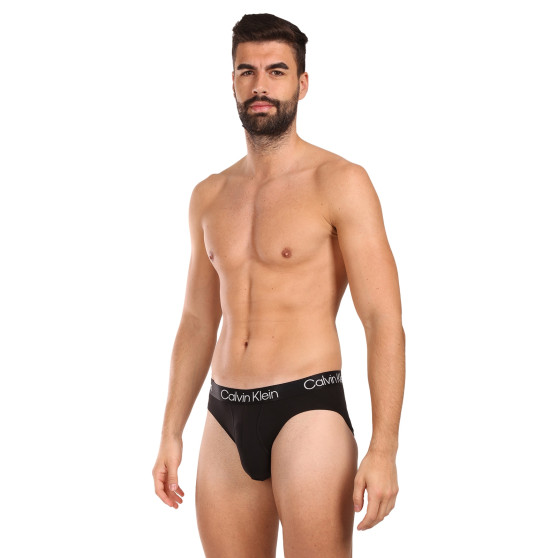 3PACK calzoncillos para hombre Calvin Klein negro (NB2969A-7VI)