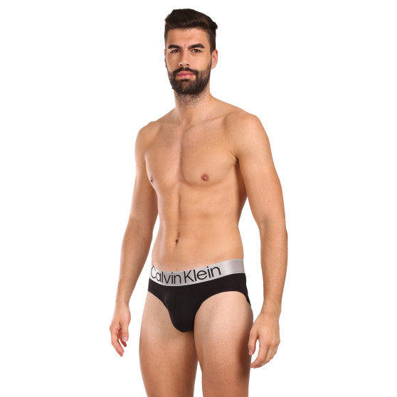 3PACK calzoncillos para hombre Calvin Klein negro (NB3129A-7V1)