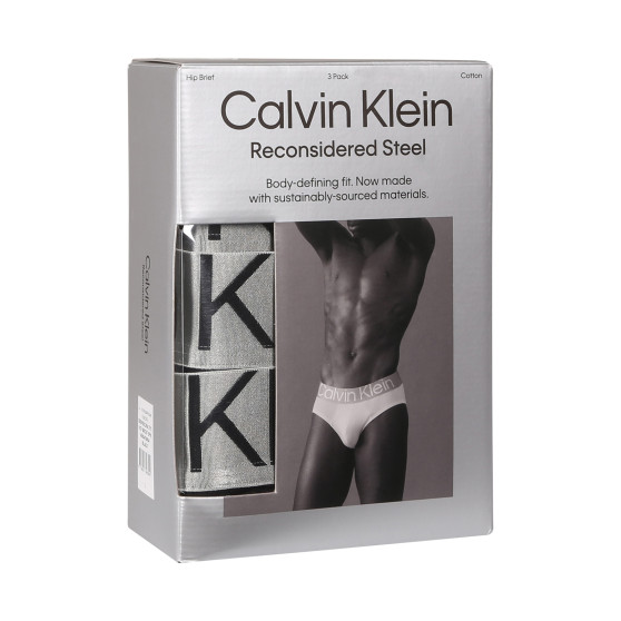 3PACK calzoncillos para hombre Calvin Klein negro (NB3129A-7V1)