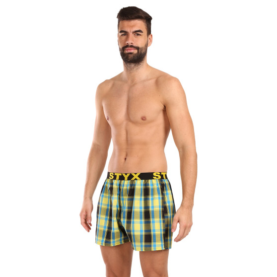 Calzones de hombre Styx elástico deportivo multicolor (B1033)