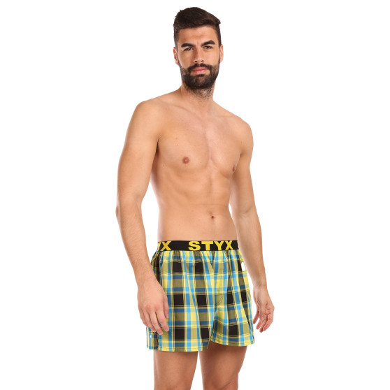 Calzones de hombre Styx elástico deportivo multicolor (B1033)