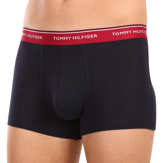 3PACK Boxers para hombre Tommy Hilfiger azul oscuro (UM0UM01642 0R6)