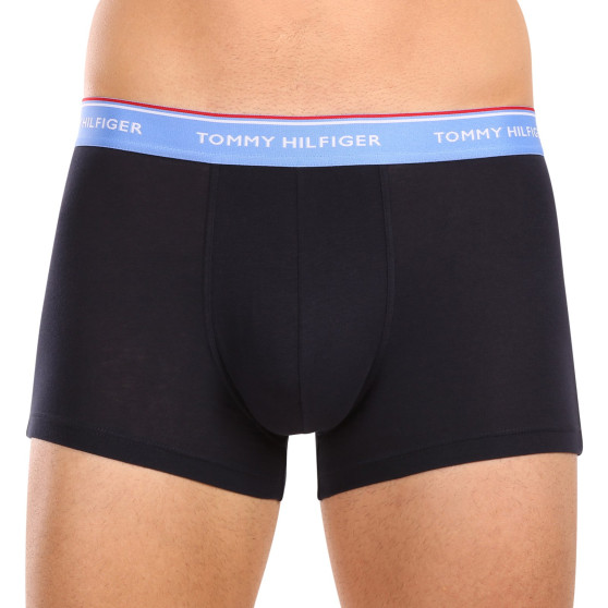 3PACK Boxers para hombre Tommy Hilfiger azul oscuro (UM0UM01642 0R6)