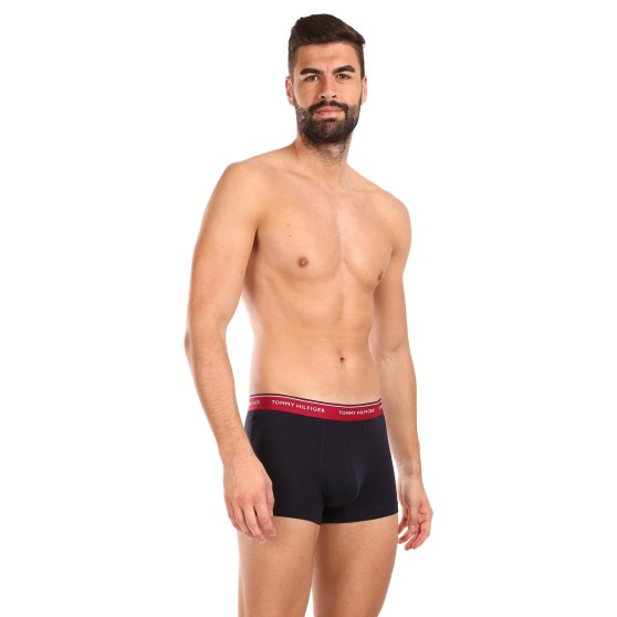 3PACK Boxers para hombre Tommy Hilfiger azul oscuro (UM0UM01642 0R6)