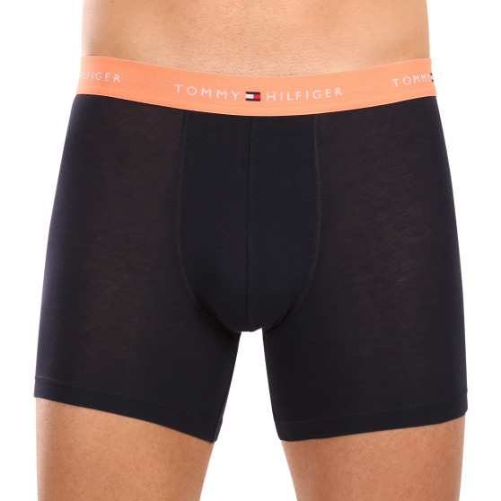 3PACK Boxers para hombre Tommy Hilfiger azul oscuro (UM0UM02765 0VH)