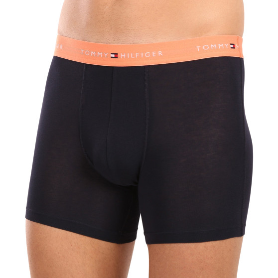 3PACK Boxers para hombre Tommy Hilfiger azul oscuro (UM0UM02765 0VH)