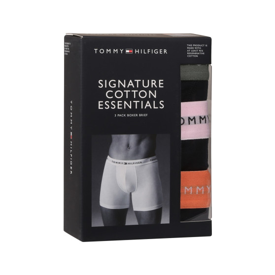 3PACK Boxers para hombre Tommy Hilfiger azul oscuro (UM0UM02765 0VH)