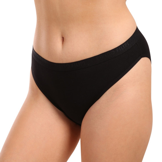 5PACK bragas de mujer Pietro Filipi negro (5KB001)