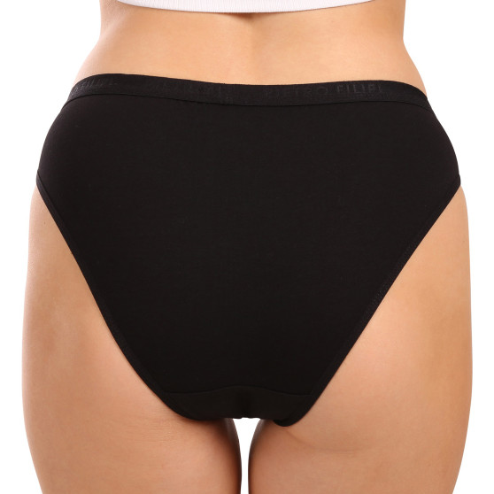 5PACK bragas de mujer Pietro Filipi negro (5KB001)