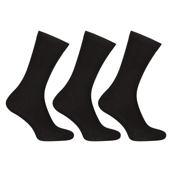 3PACK calcetines Nedeto high bamboo negro (3PBV01)