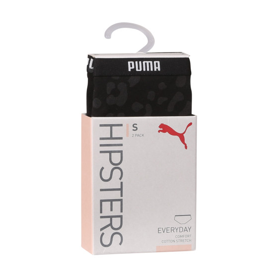 2PACK bragas de mujer Puma negro (701226222 001)