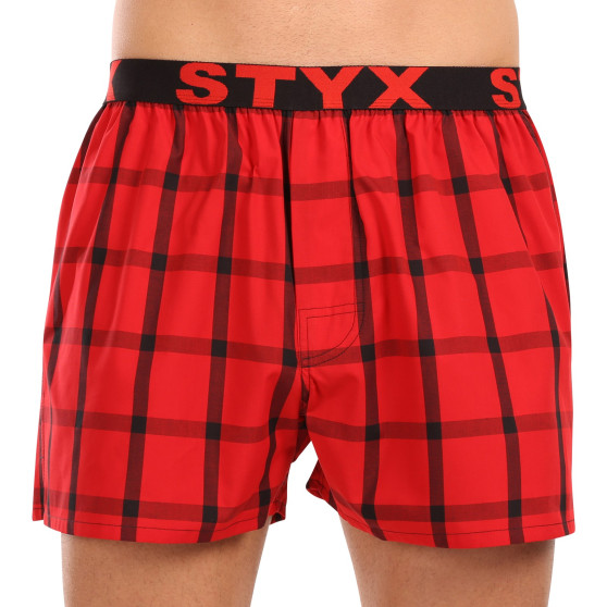 5PACK Calzones de hombre Styx deportivo elástico multicolor (5B103135)