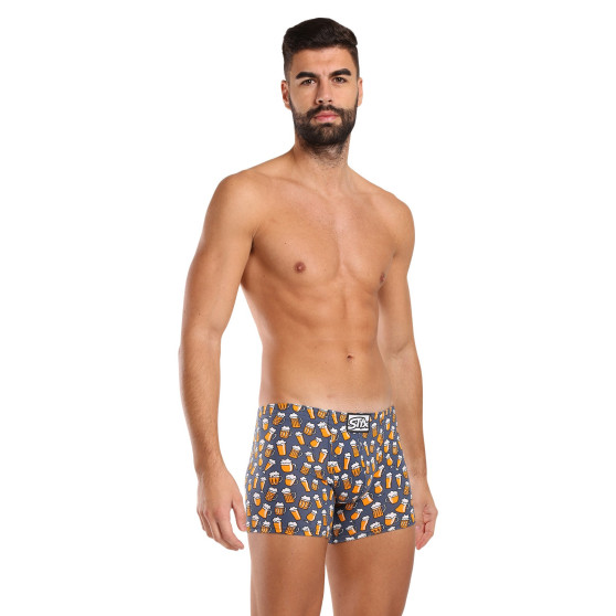 3PACK Boxers para hombre Styx long art classic goma multicolor (3F13714)