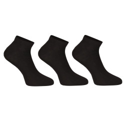 3PACK calcetines Nedeto low bamboo negro (3PBN01)