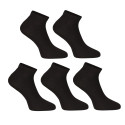 5PACK calcetines Nedeto low bamboo negro (5PBN01)