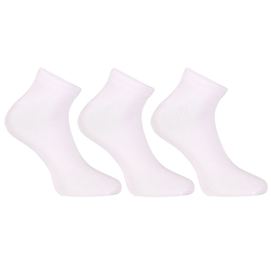 3PACK Nedeto calcetines bajos bambú blanco (3PBN02)