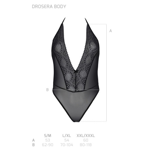 Body de mujer Passion negro (Drosera body)