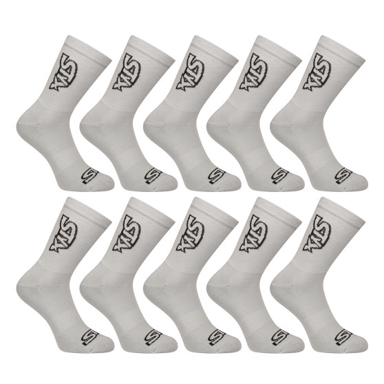 10PACK calcetines Styx alto gris (10HV1062)