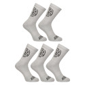 5PACK calcetines Styx alto gris (5HV1062)