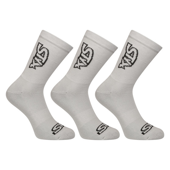 3PACK calcetines Styx alto gris (3HV1062)