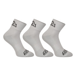 3PACK calcetines Styx tobillo gris (3HK1062)