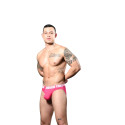 Andrew Christian Slip hombre rosa CASI NAKED (93201-FUS)