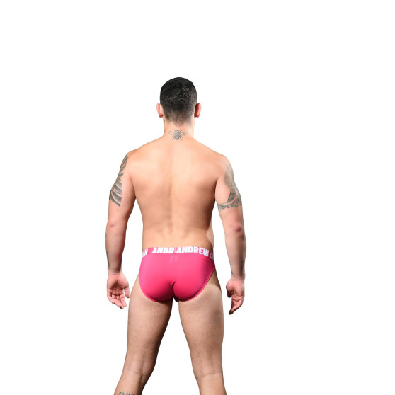 Andrew Christian Slip hombre rosa CASI NAKED (93201-FUS)